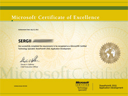 Microsoft Certified Technology Specialist - Microsoft SharePoint 2010, Application Development